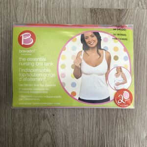 Bravado Designs Womens Essential Nursing Bra Tank Top Shirt Orange 44 D/DD/E NEW